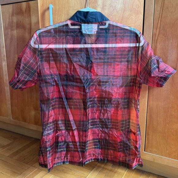 Marni Shear Plaid Short Sleeve Button Down (size 40) - Picture 7 of 10